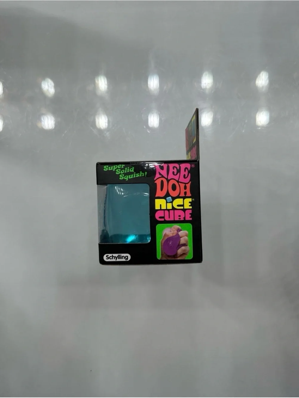 Blue Nee Doh Super Solid Squish Nice Cube Fidget Toy (Ready To Ship)